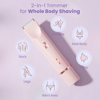 2-in-1 Dual Head Bikini Hair Trimmer